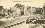 Lacroix sur Meuse - rue bombardée